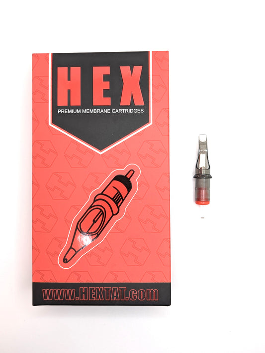 Hex Membrane Cartridges #12 (.35) Curved Magnum Shader Medium Taper