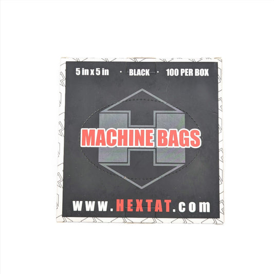 HEXTAT Black Machine Bags (Box of 100)